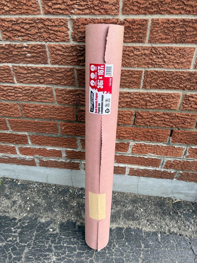 Pratt Red Rosin Paper - 36" x 167 ft