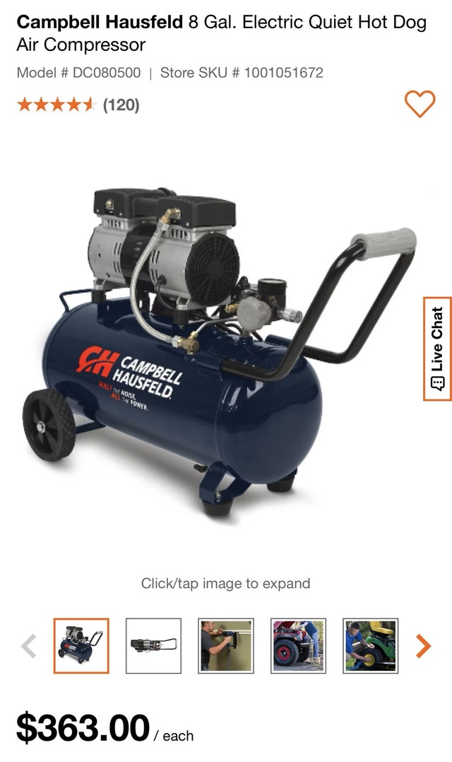 Campbell Hausfeld Air Compressor - photo 5