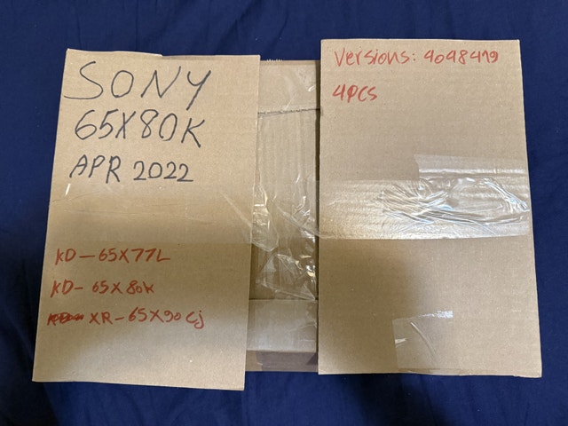 Sony KD-65X80K/KD-65X77L/XR-65X90CJ TV Parts Kit - photo 2