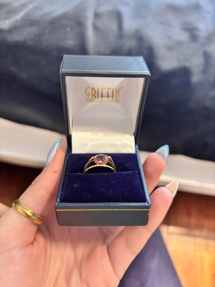10k Gold Pink Topaz Ring - photo 2