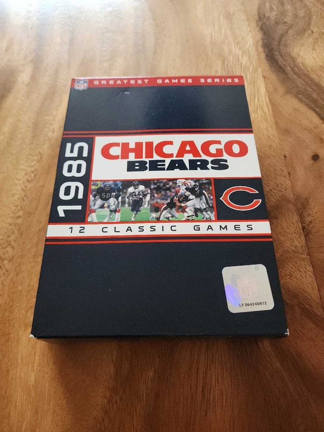 1985 Chicago Bears Greatest Game Series 12 Classic Games NFL DVD