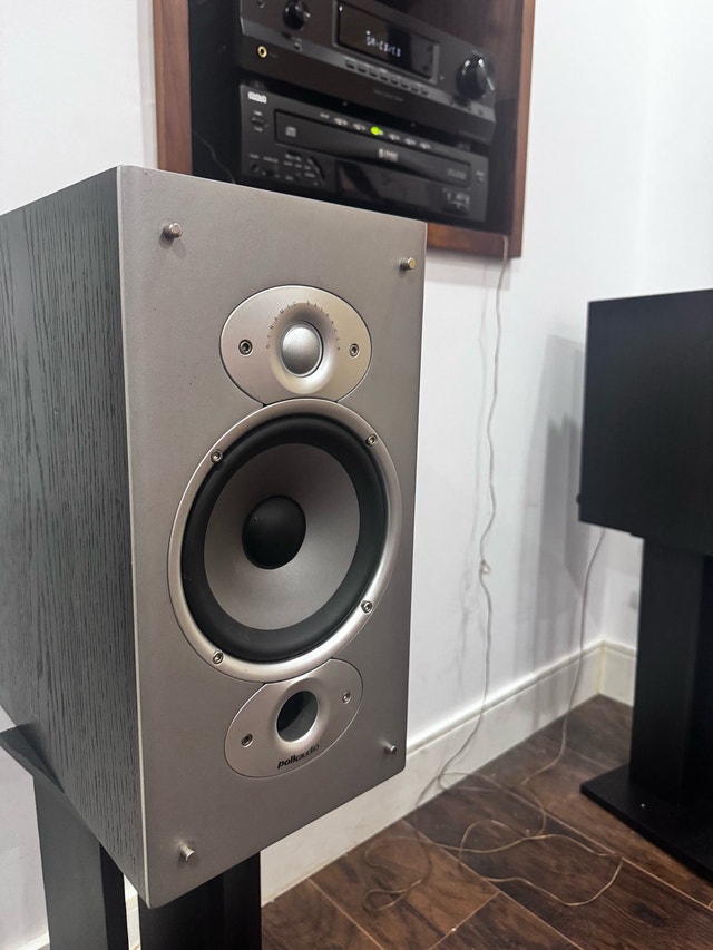 Stereo system, PA Rti6 w/ Stands, Sony STR-DH130, RCA 5-Disc CD - photo 3