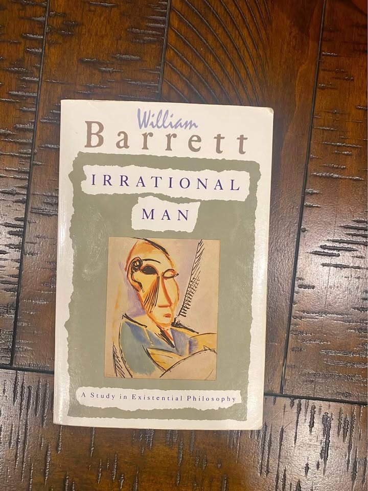 Irrational Man by William Barrett Book