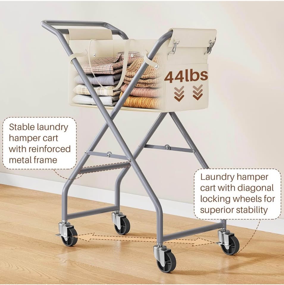 (New) Laundry Hamper Cart - photo 5