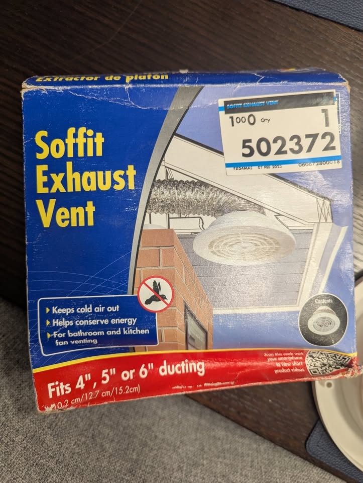 Soffit Exhaust Vent 5 or 6" - photo 4