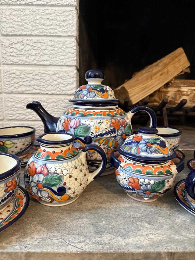 Tlaquepaque Tea Set Mexico