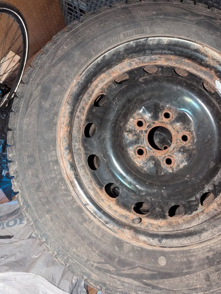 4 Dunlop WinterMaxx 215/60R16 Studless on Steel Rims - photo 3