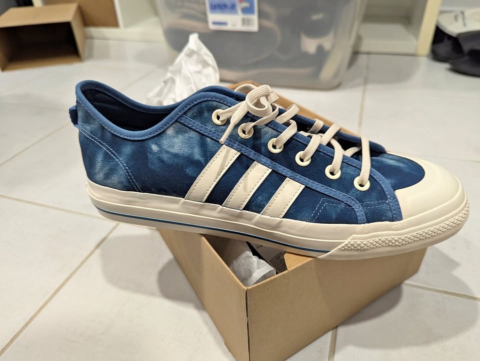 NEW adidas Nizza Lo RF Parley Crew Navy