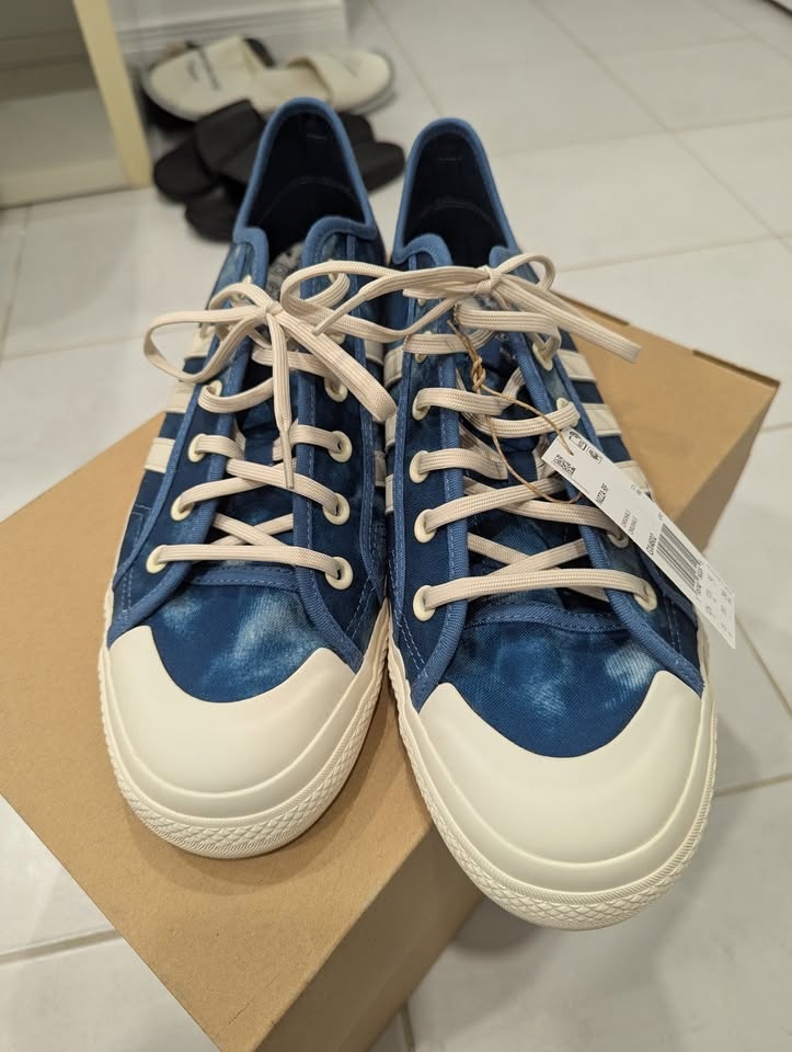 NEW adidas Nizza Lo RF Parley Crew Navy - photo 2