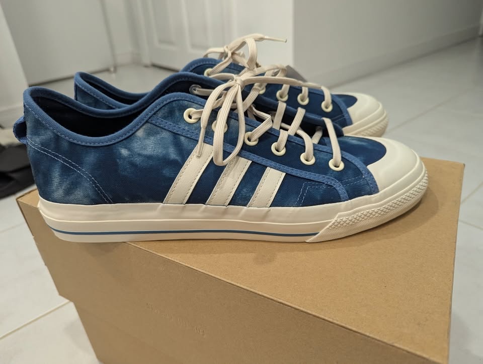 NEW adidas Nizza Lo RF Parley Crew Navy - photo 3
