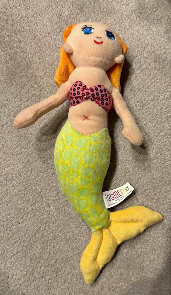 DolliBu Mermaid Plush Doll