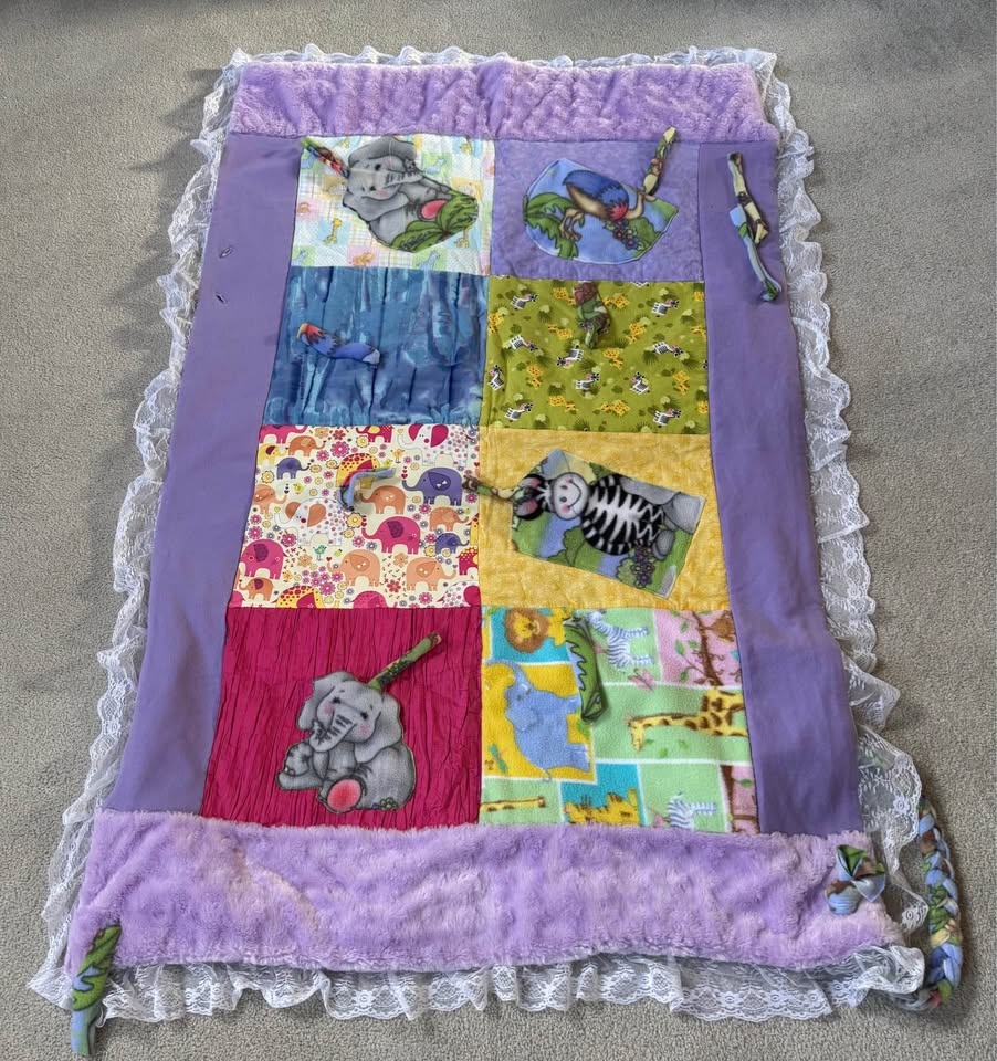 Handmade Waterproof Baby Quilt - photo 2