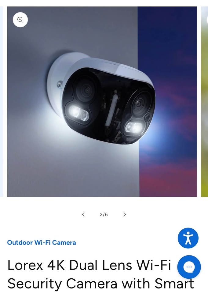 Lorex 4K Dual Lens Wi-Fi Security Camera - Outdoor - photo 2