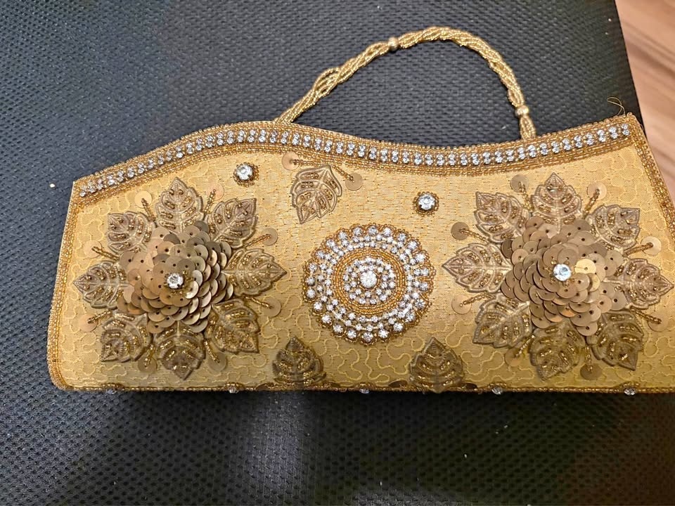 Y2K Elizabeth Grant Vintage Evening Bag - Hand Embroidered