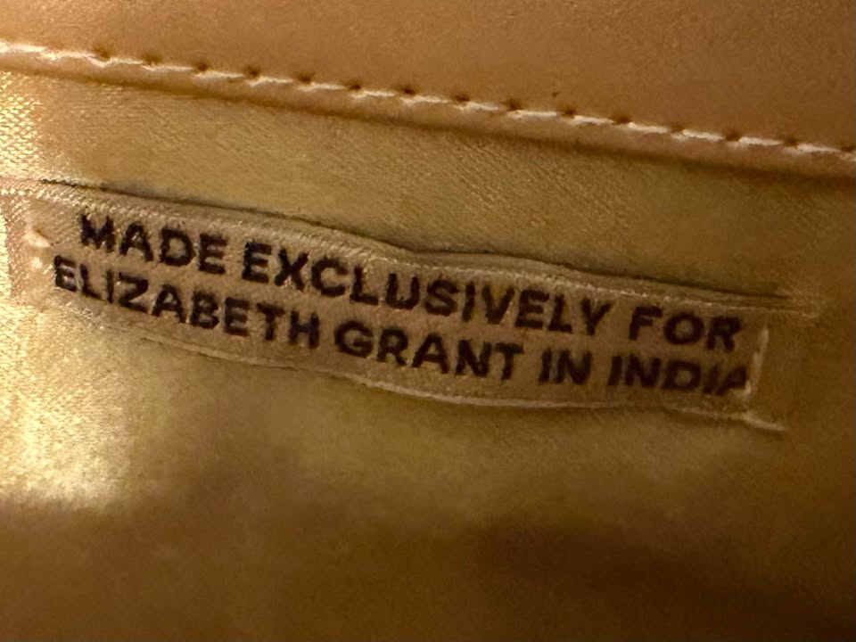 Y2K Elizabeth Grant Vintage Evening Bag - Hand Embroidered - photo 4