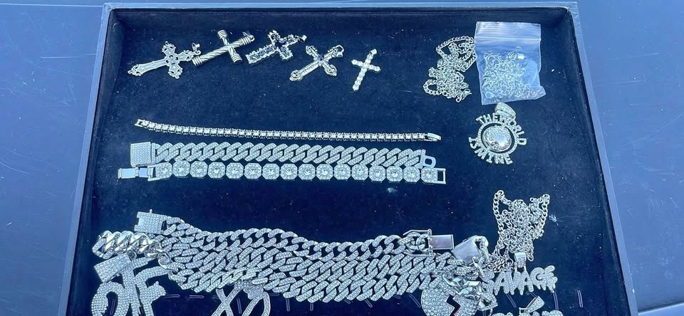 Iced Out Watch and Jewellery