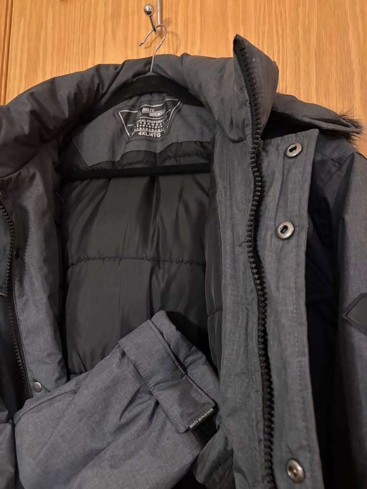 Misty Mountain 4XL Men's Grey Parka - New w/o Tags - photo 5