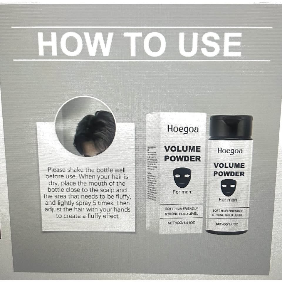 Hoegoa Men Hair Volume Powder - photo 2