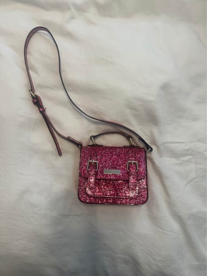 Kate Spade Kids Scout Crossbody Pink Glitter - photo 2