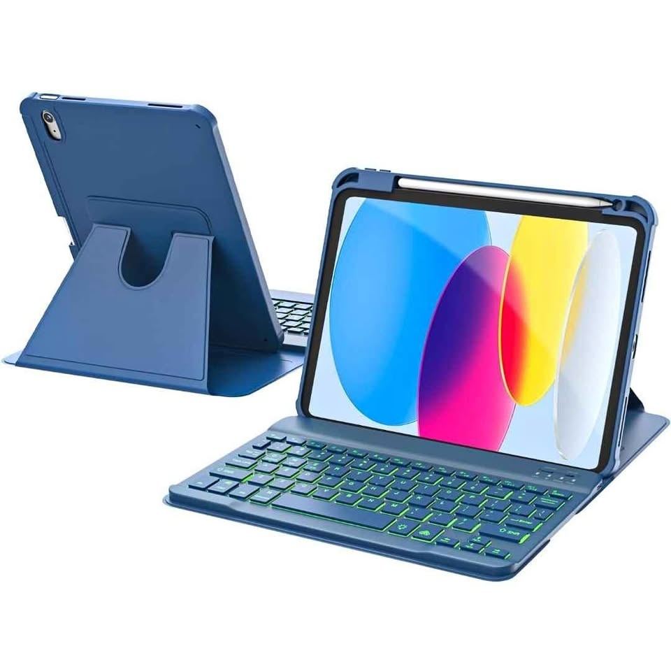iPad 11th/10th Gen Case with Keyboard