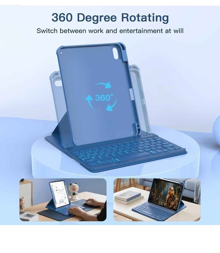 iPad 11th/10th Gen Case with Keyboard - photo 3