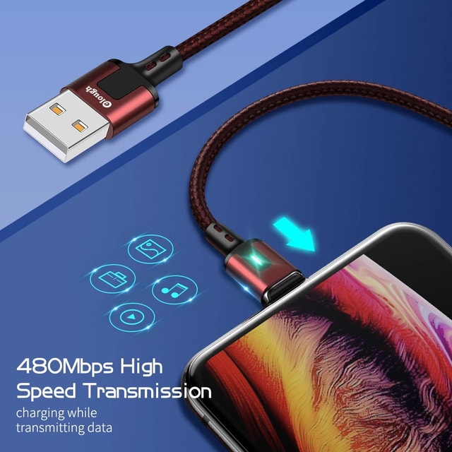MAGNETIC 3.0 Fast Charging Data Cable For iPhone orAndroid Phone - photo 4