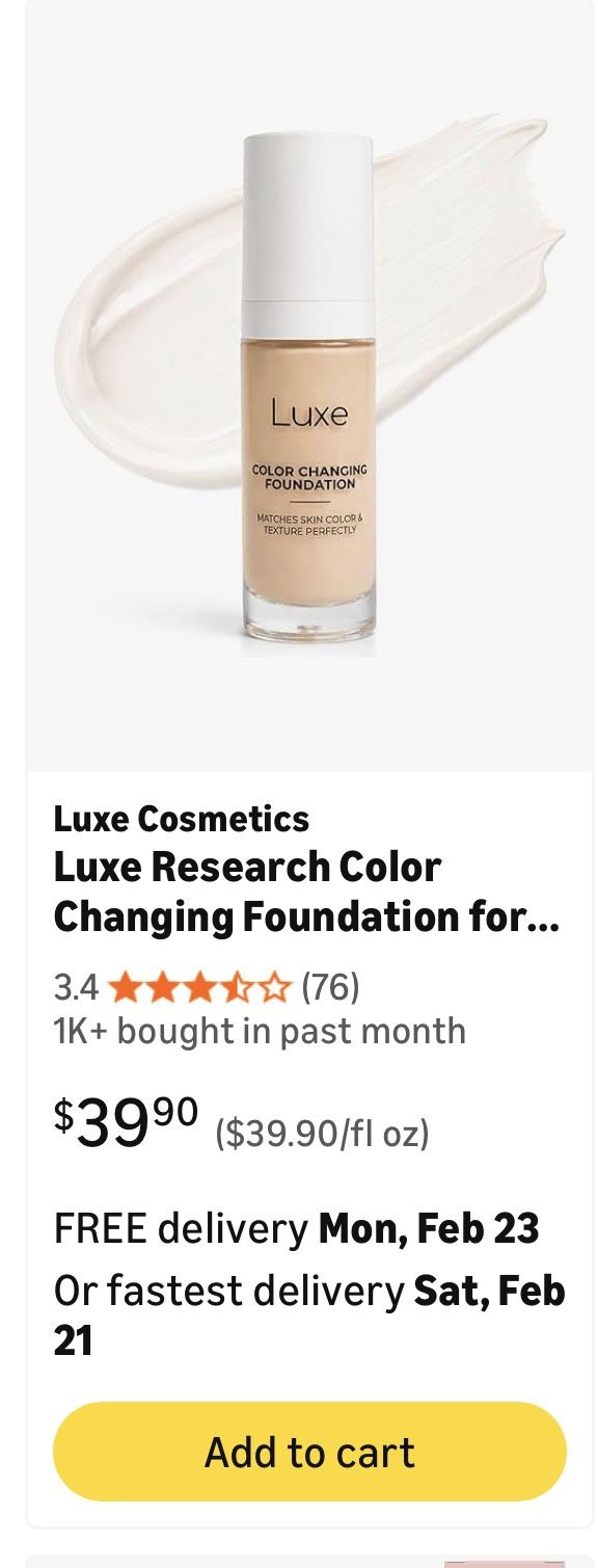 Color Changing Foundation