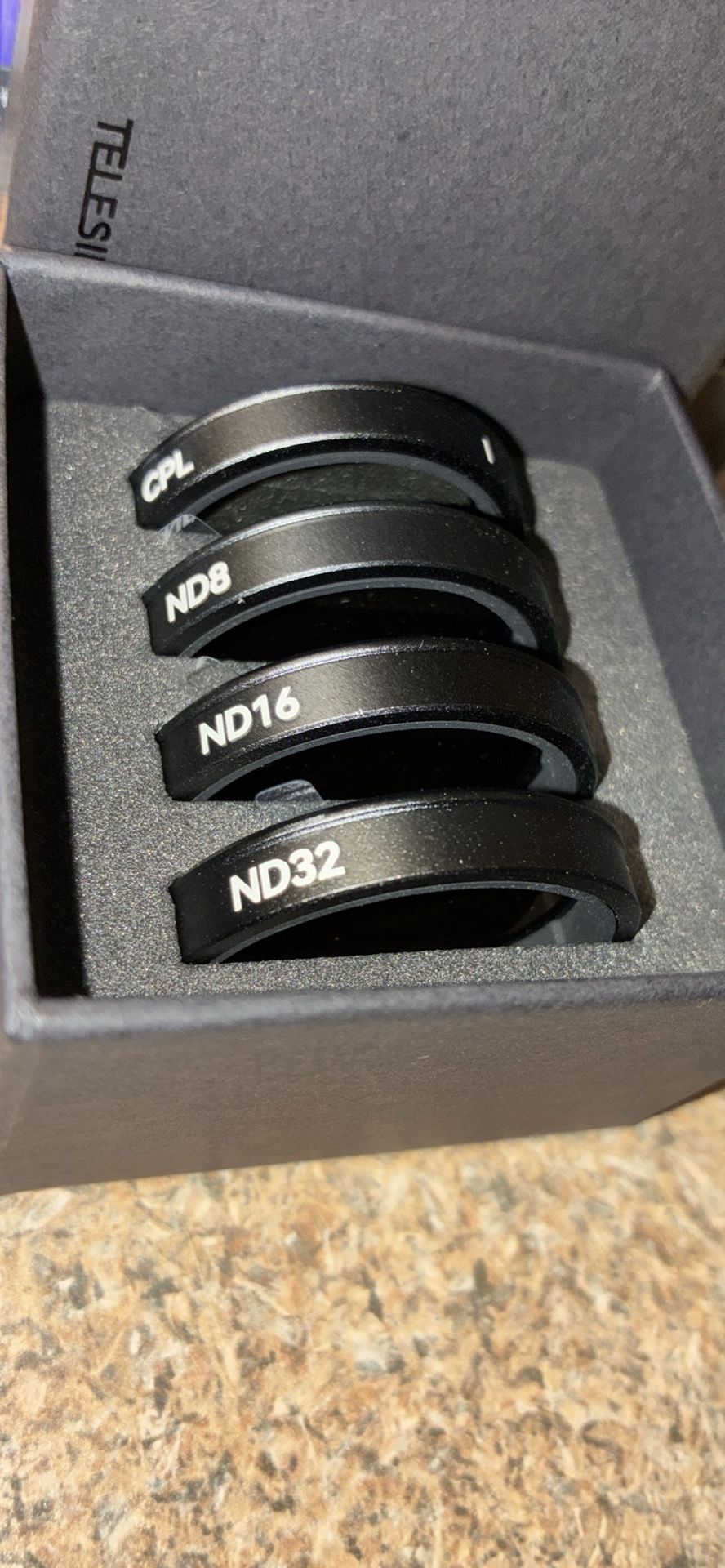 TELESIN 4-Pack Lens Filter CPL ND8 ND16 ND32 for GoPro Hero 12/1 - photo 2