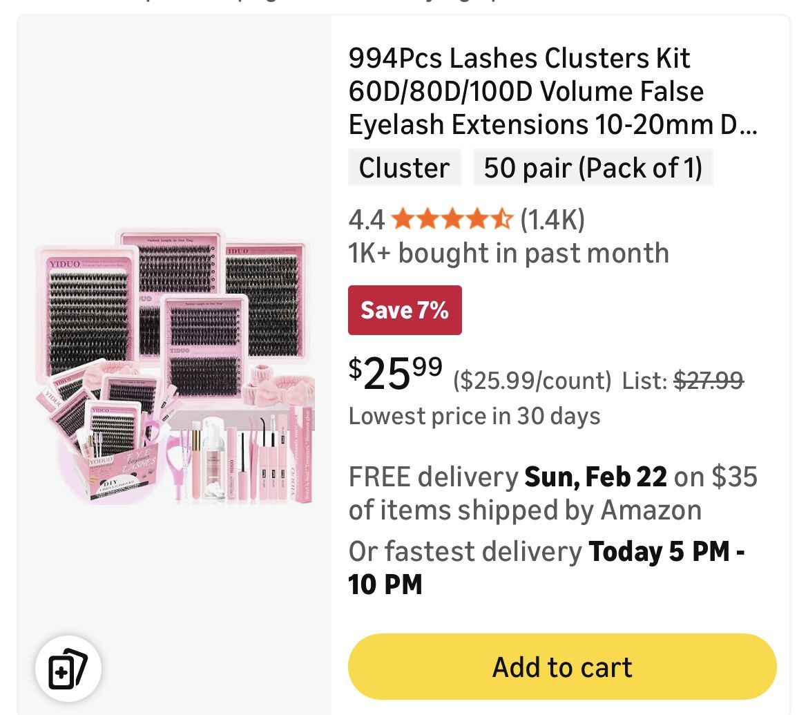 DIY Lash Extension Kit
