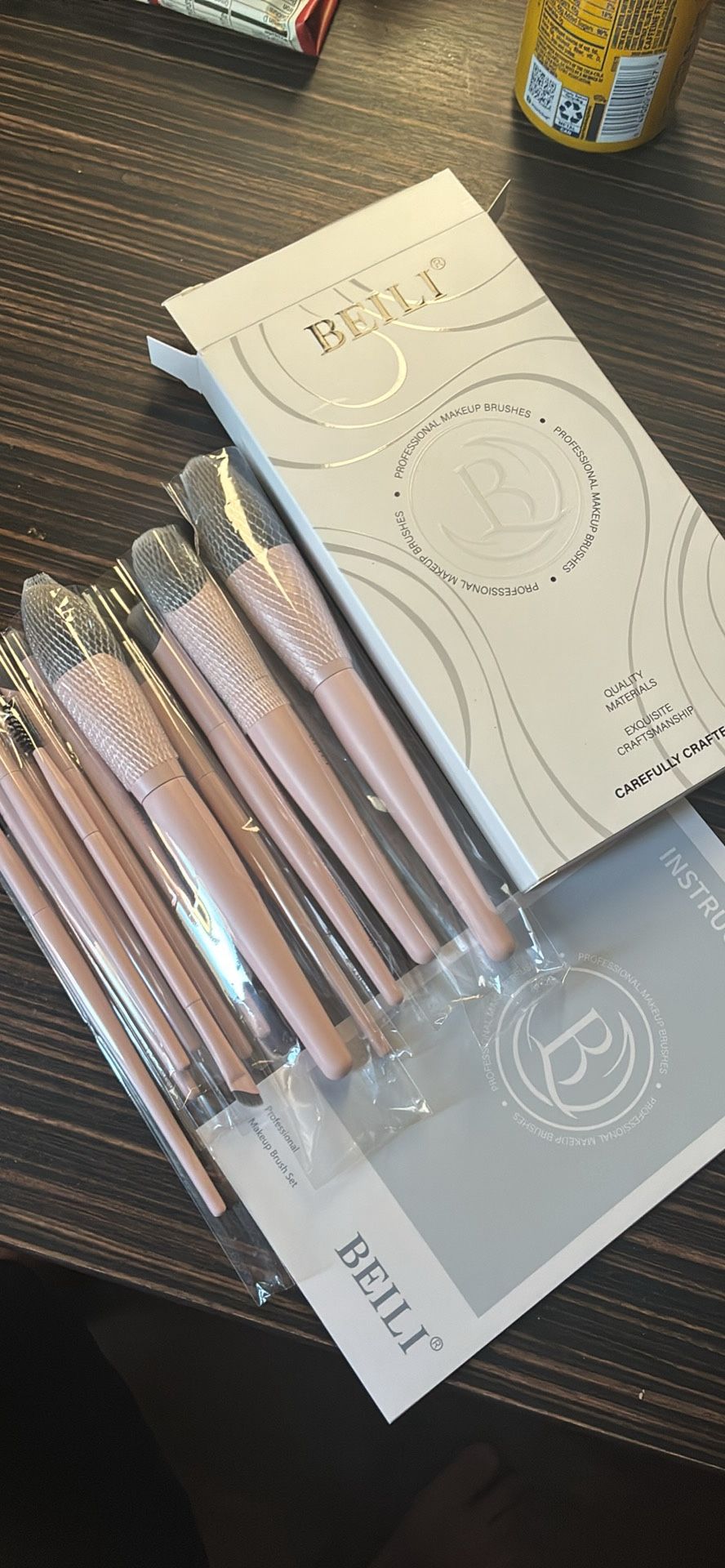 BEILI 12-Piece Pink Makeup Brush Set - photo 3