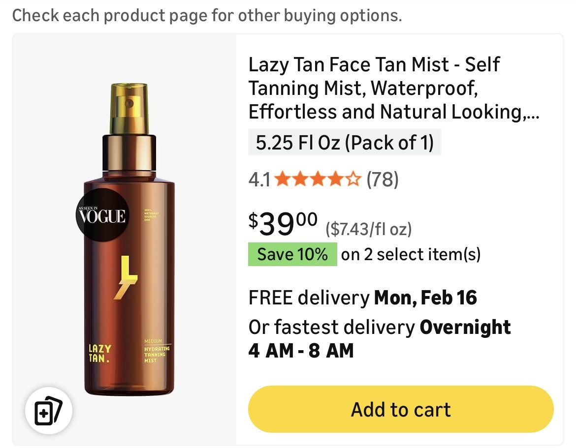 Tanning Mist