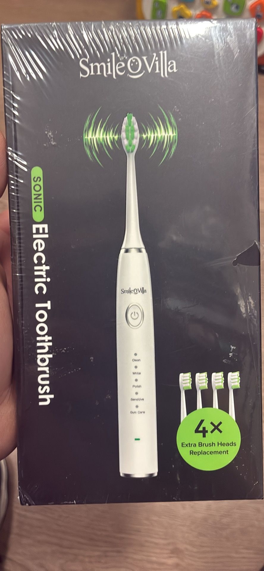 Advanced Sonic Electric Toothbrush with 4 Heads
