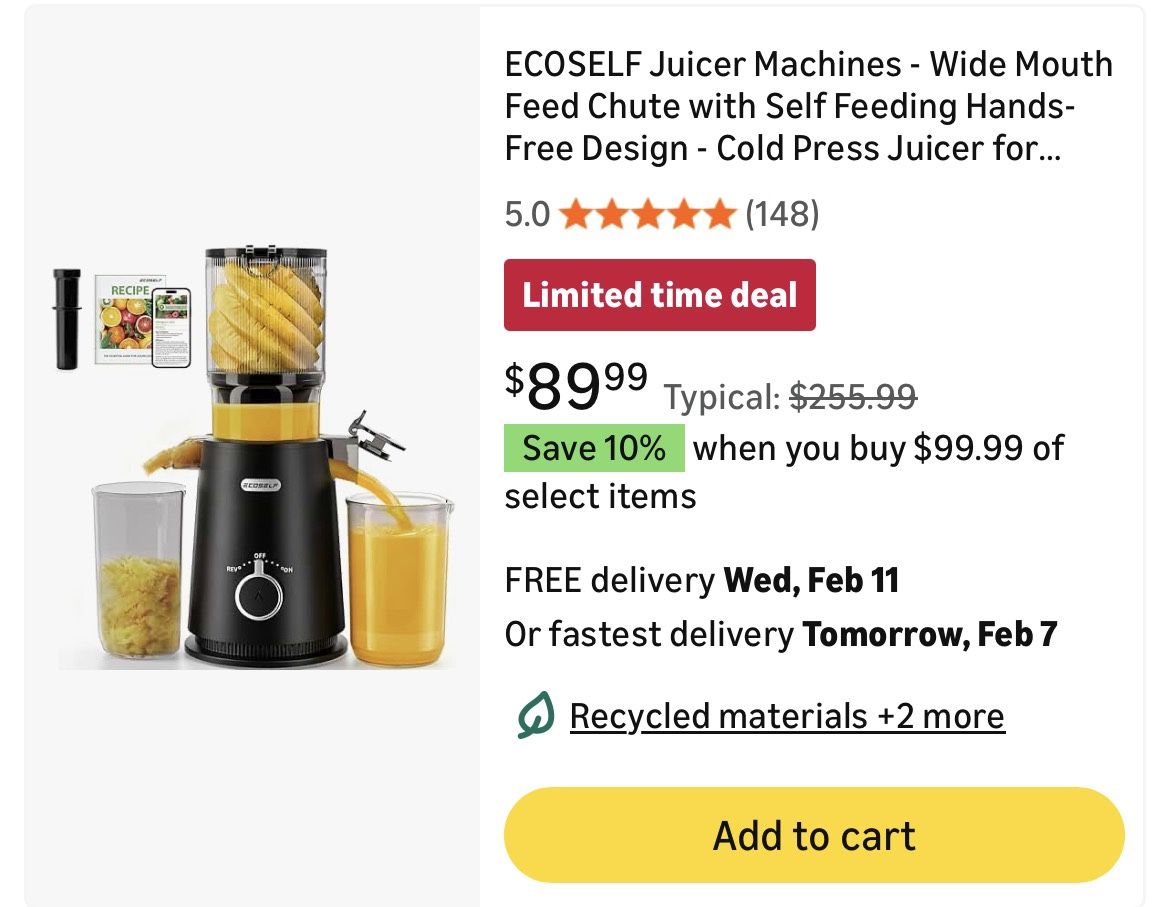 Juicer Machines - Wide Mouth Feed Chute