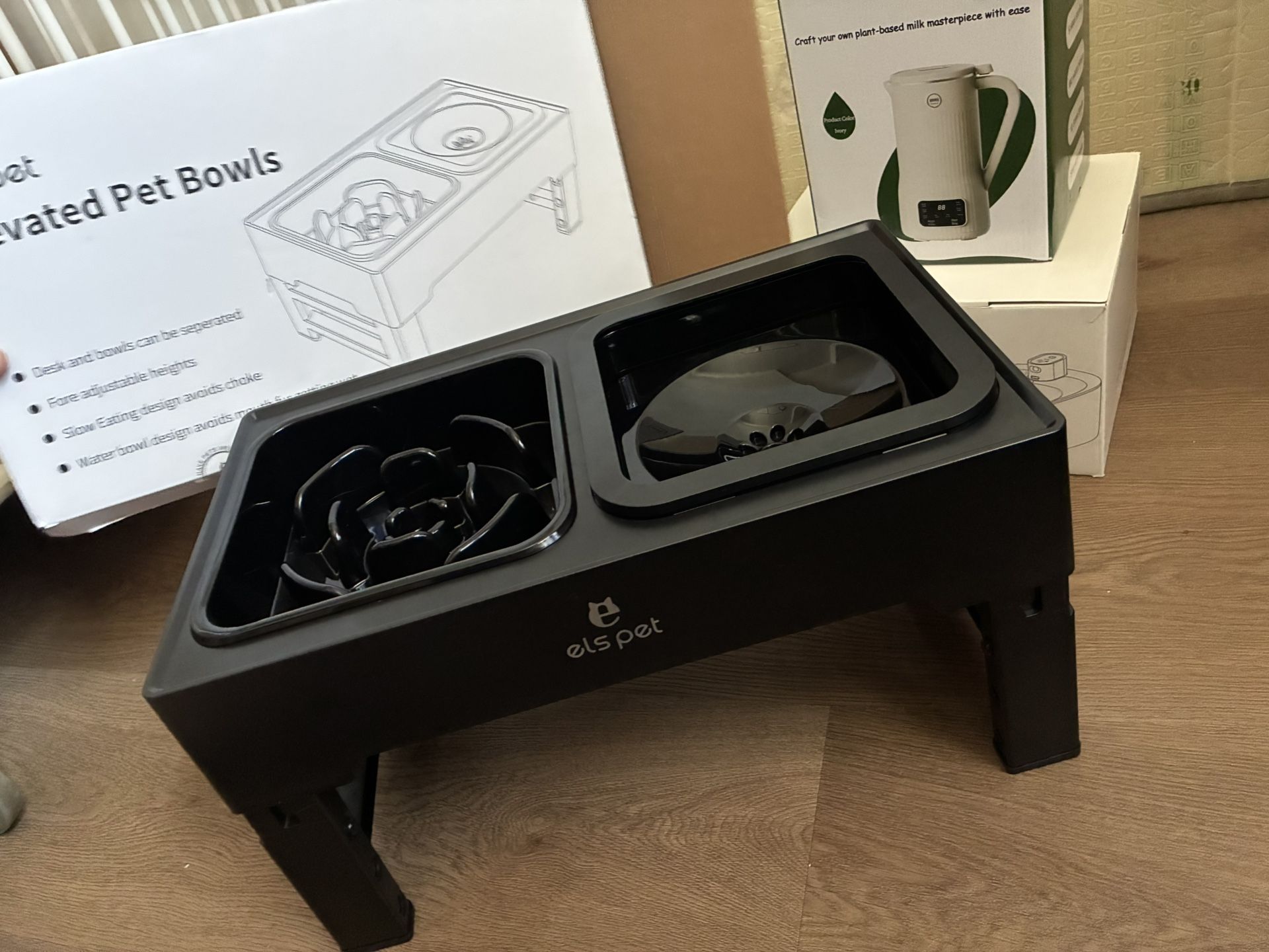 ELS PET Elevated Dog Bowls - Adjustable, No Spill - photo 5