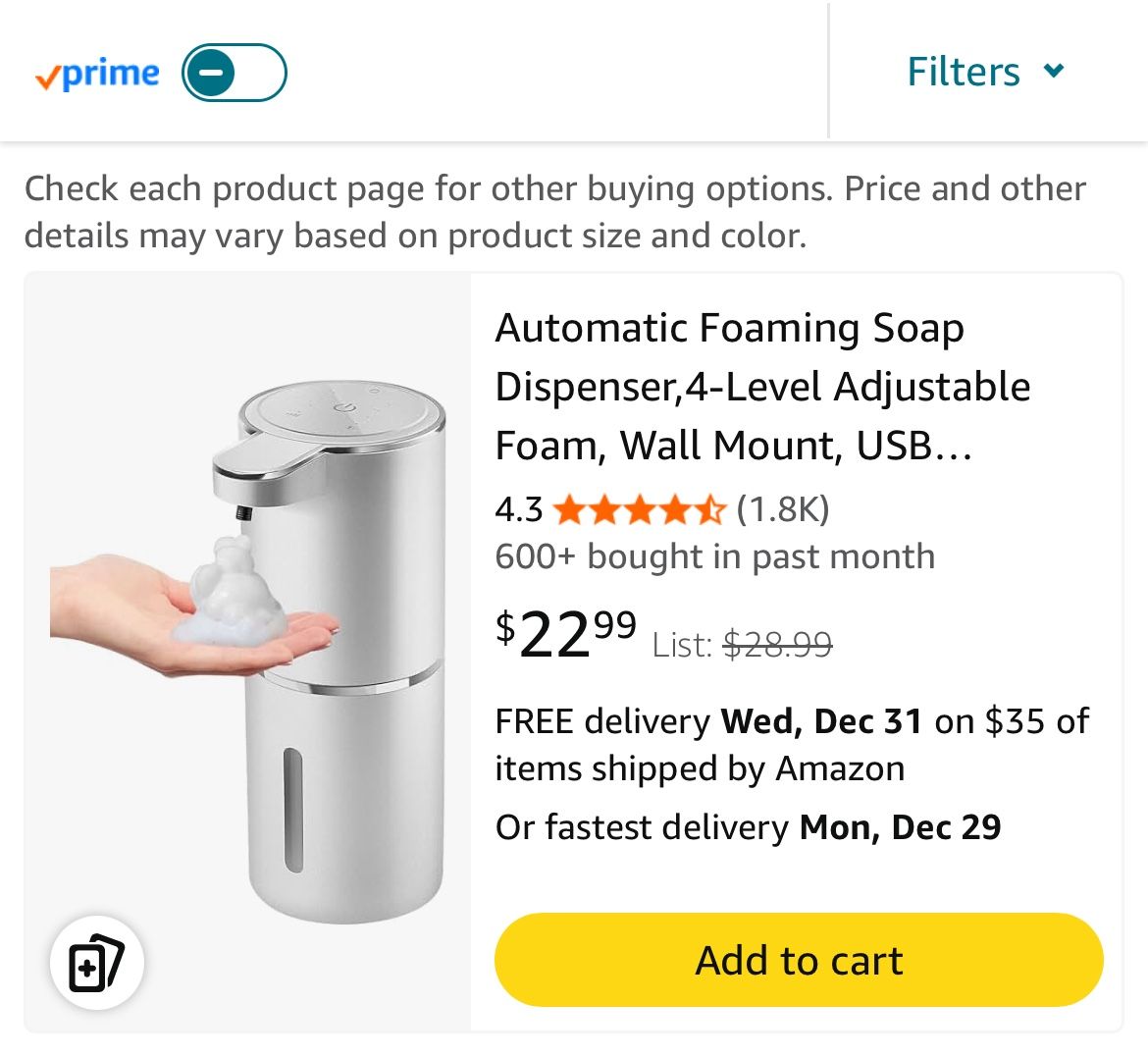 Automatic Soup Dispenser