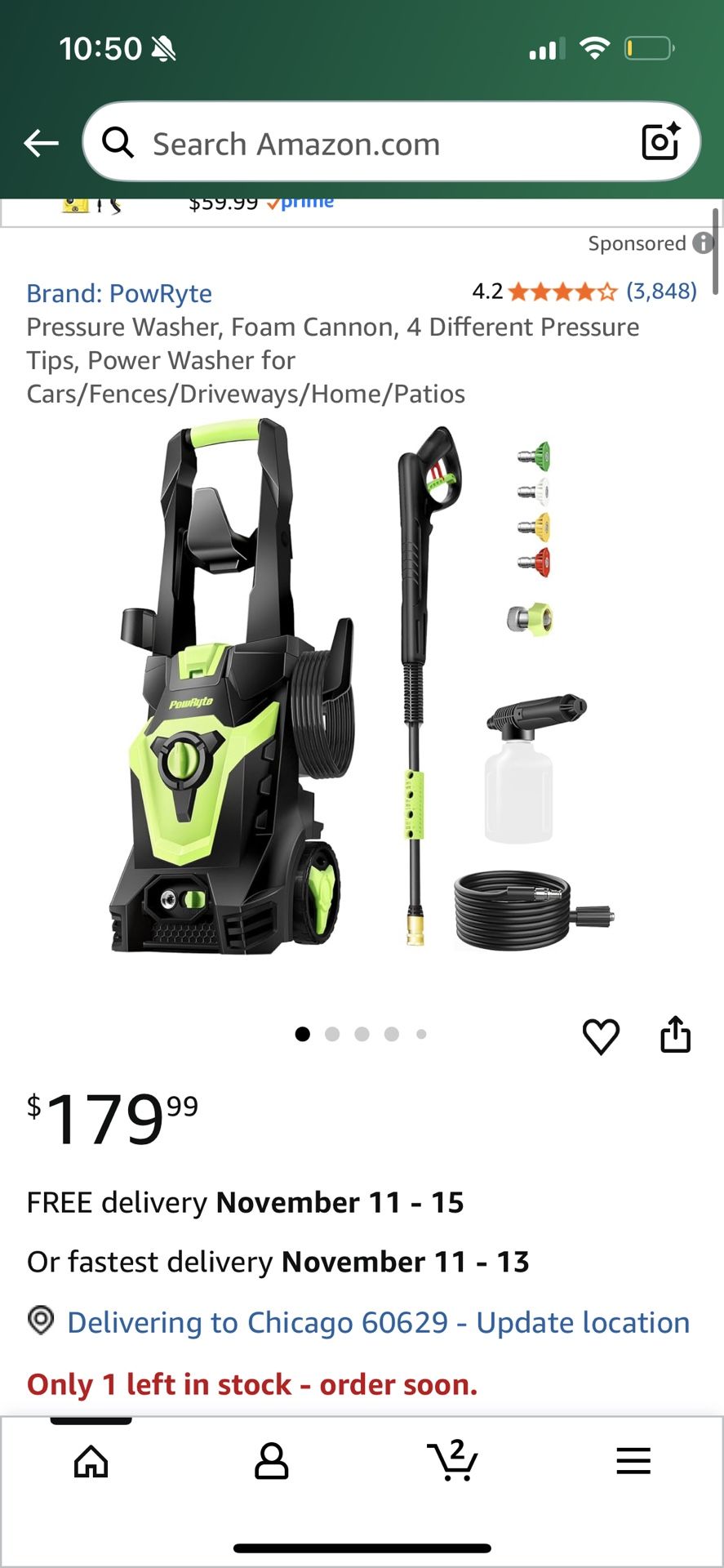 Electric Power Wash