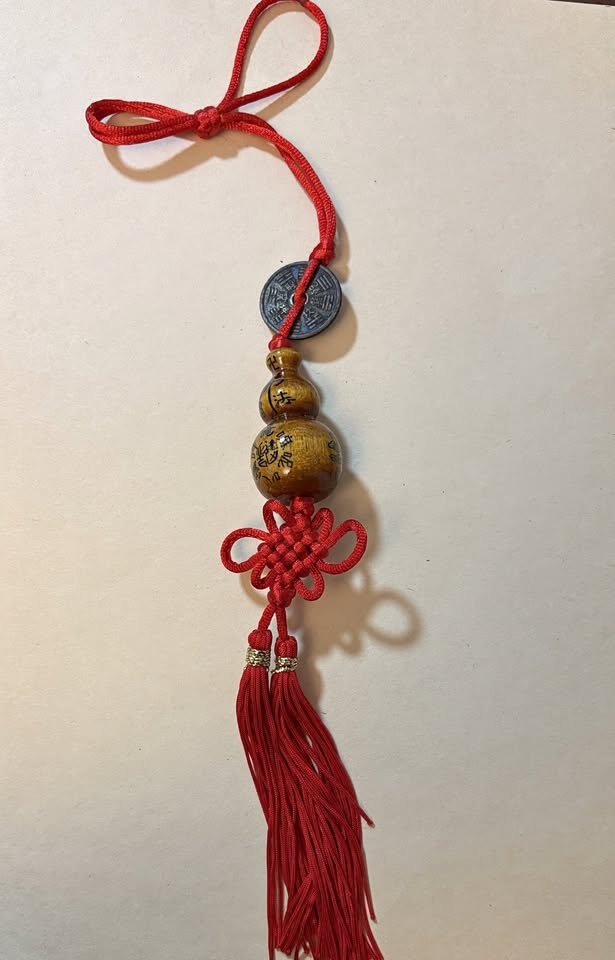 Hanging Car Charm Chinese Traditional Safety Lucky Pendant 平安車掛