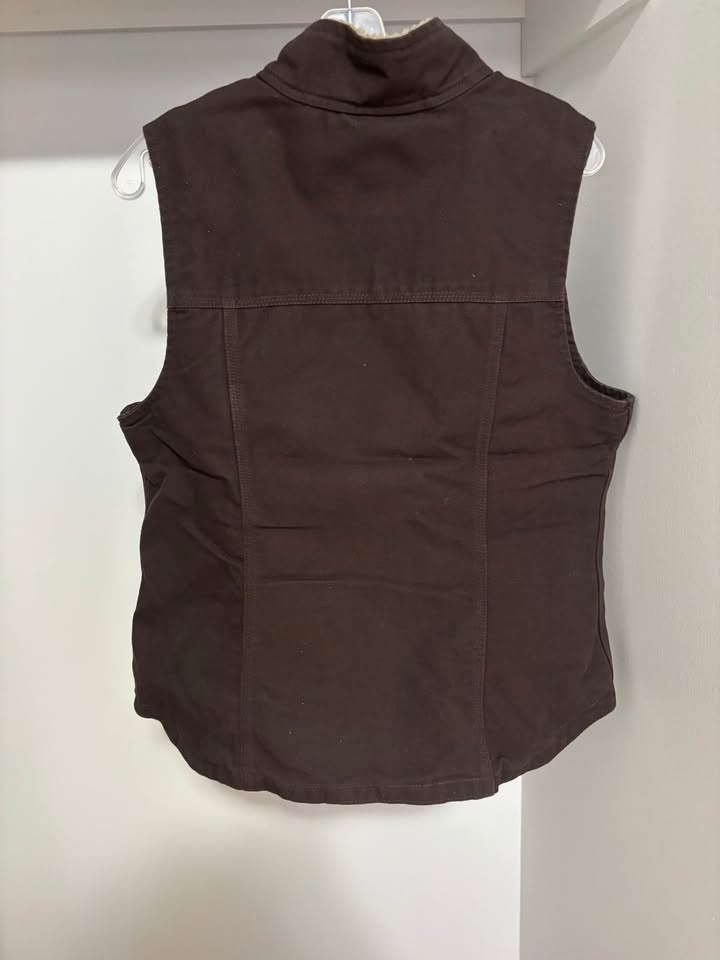 Carhartt Washed Duck Sherpa-Lined Vest - Women's Medium - photo 2