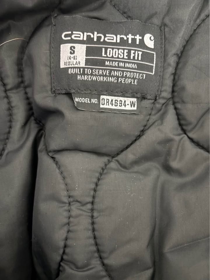 Carhartt Quilt-Lined Duck Bib Overalls - Women's Small brand new - photo 3