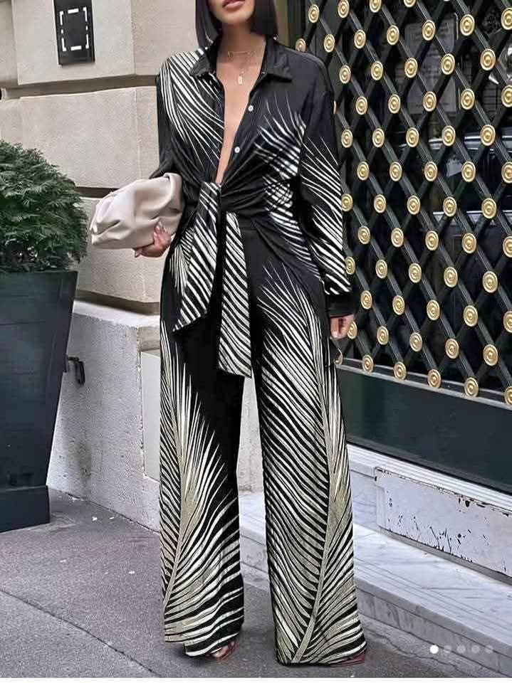 Feathered 2pc Sz Large