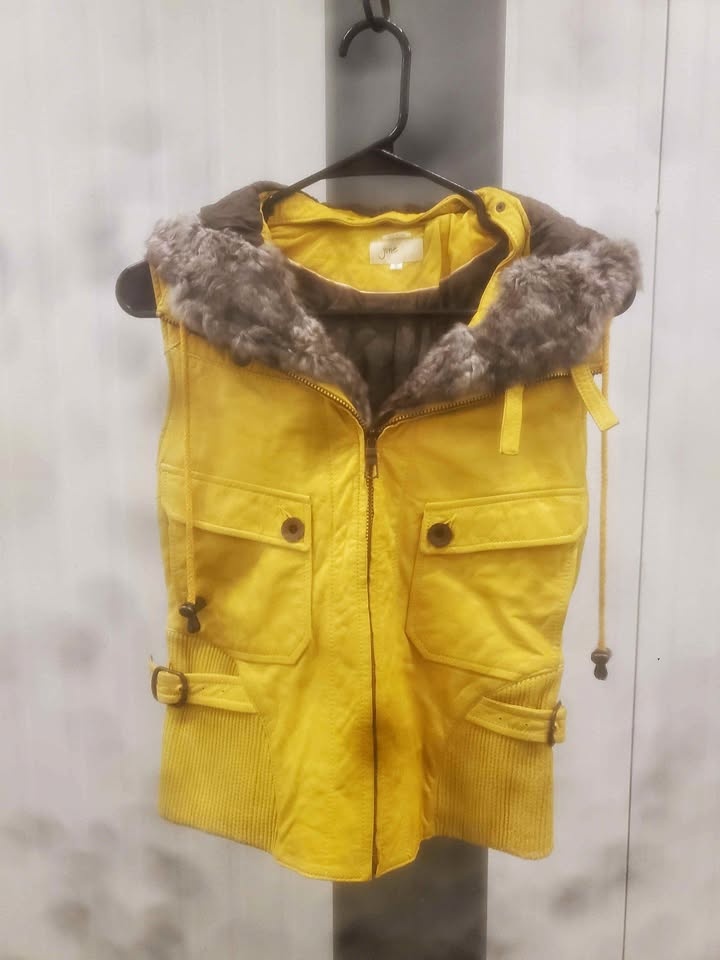 Vegan leather vest