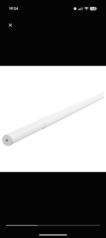 3 Curtain Rods - 210 to 385 cm