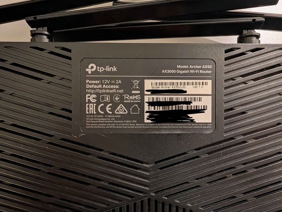 TP-Link Archer AX50 AX3000 Gigabit WiFi Router - photo 2