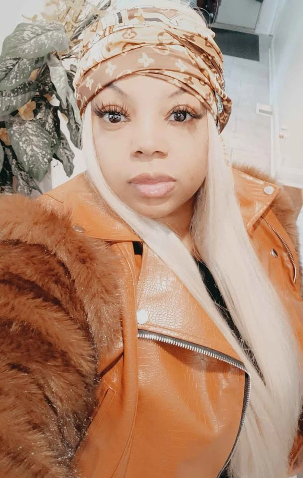 Faux Leather with Faux Fur Sleeves - photo 2
