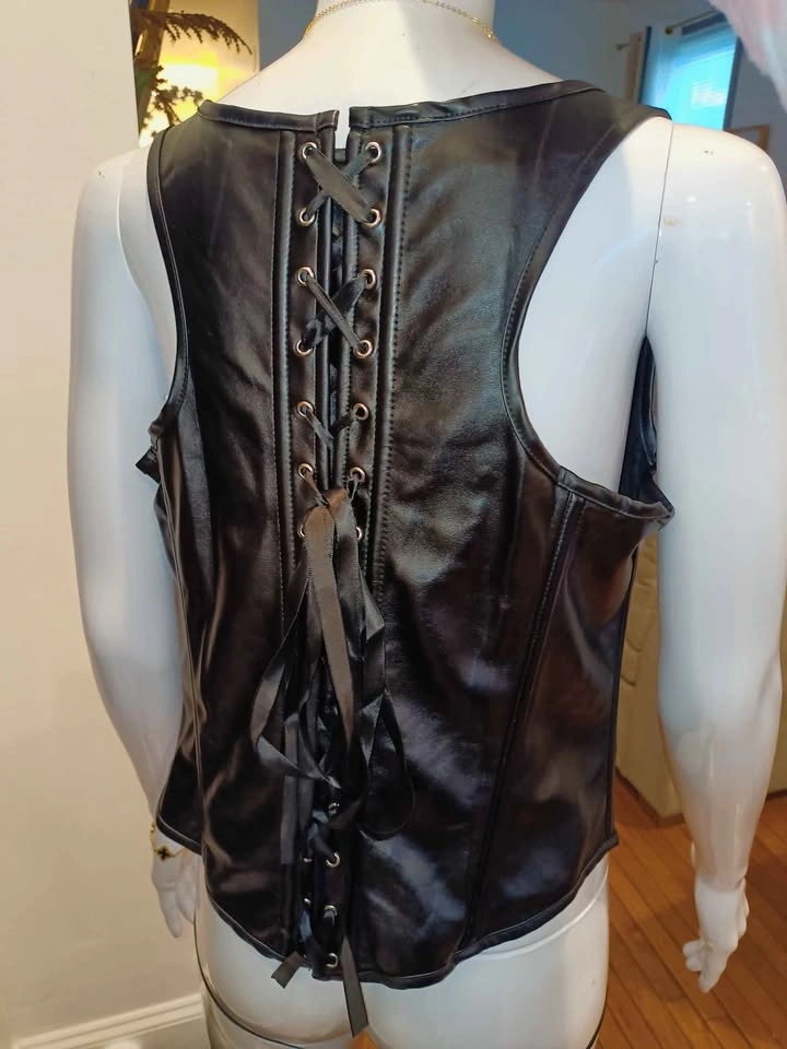 Leather Corset Vest - photo 2