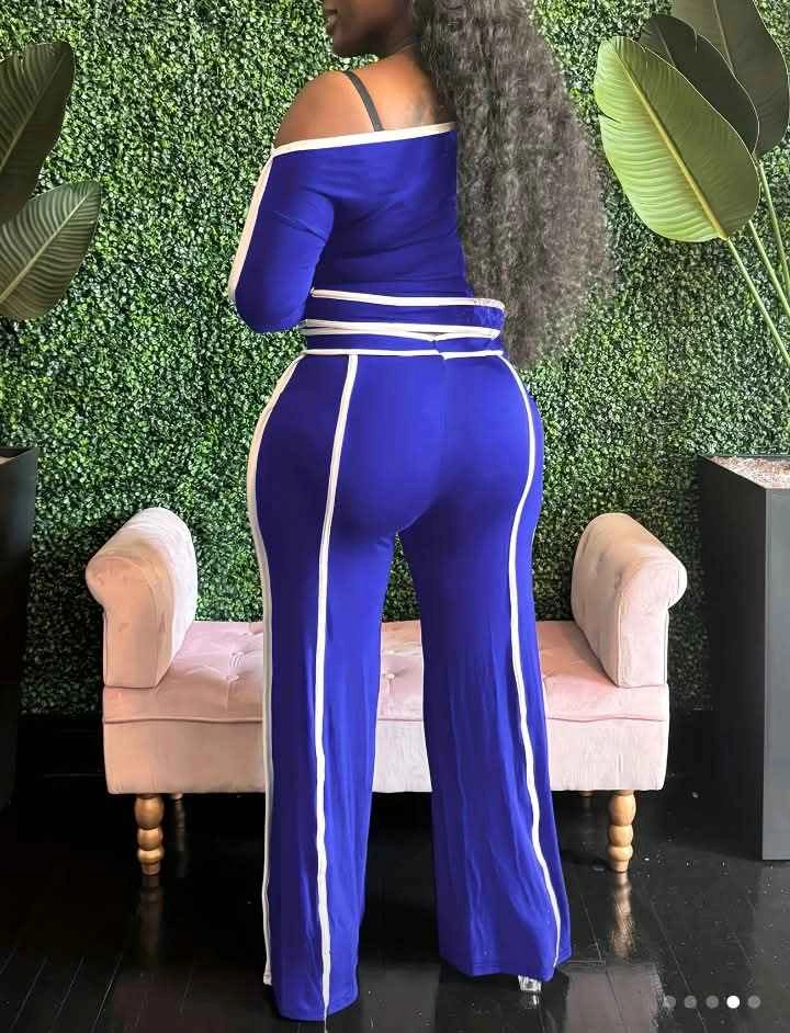 Blue off the shoulder 2pc - photo 2