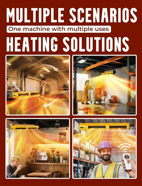New 7000W Electric Garage Heater w/ Remote - photo 4