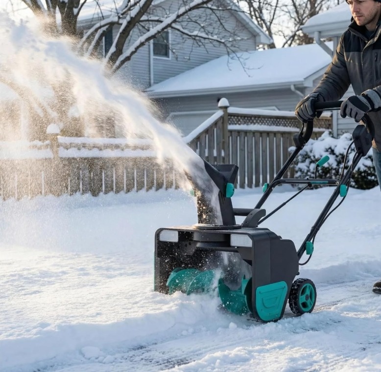 20" Corded Snow Blower - Clearing Heavy Snow - photo 2