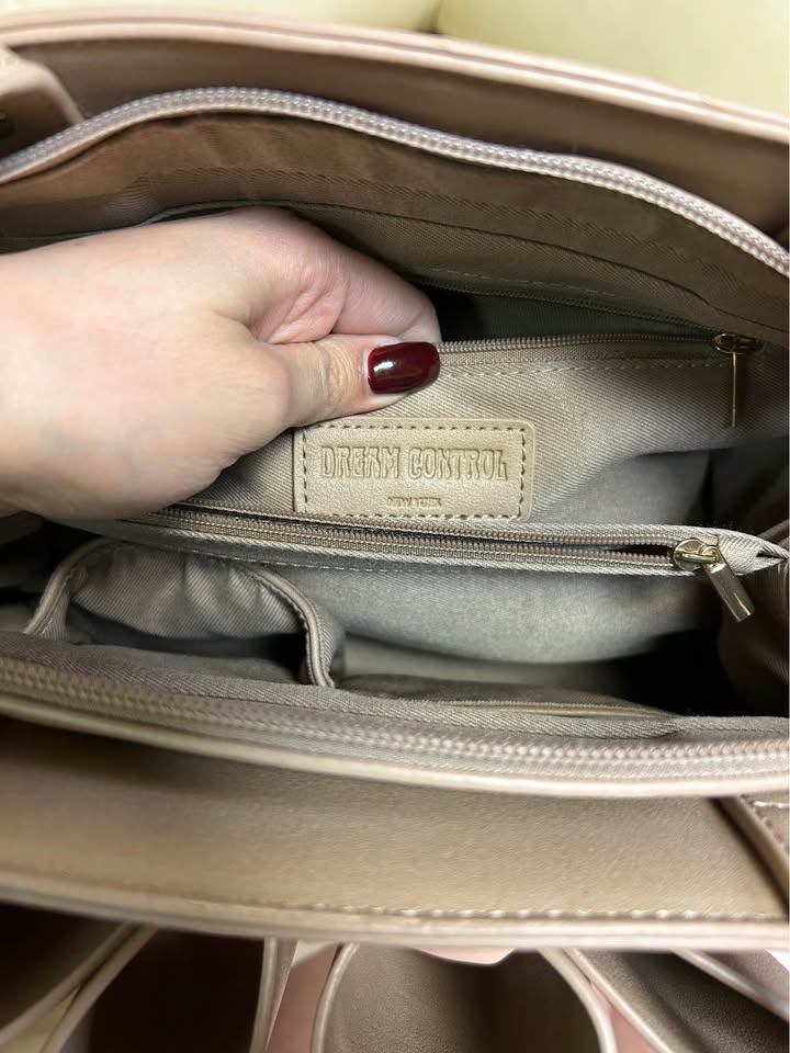 Beige Bow Detail Handbag - photo 4