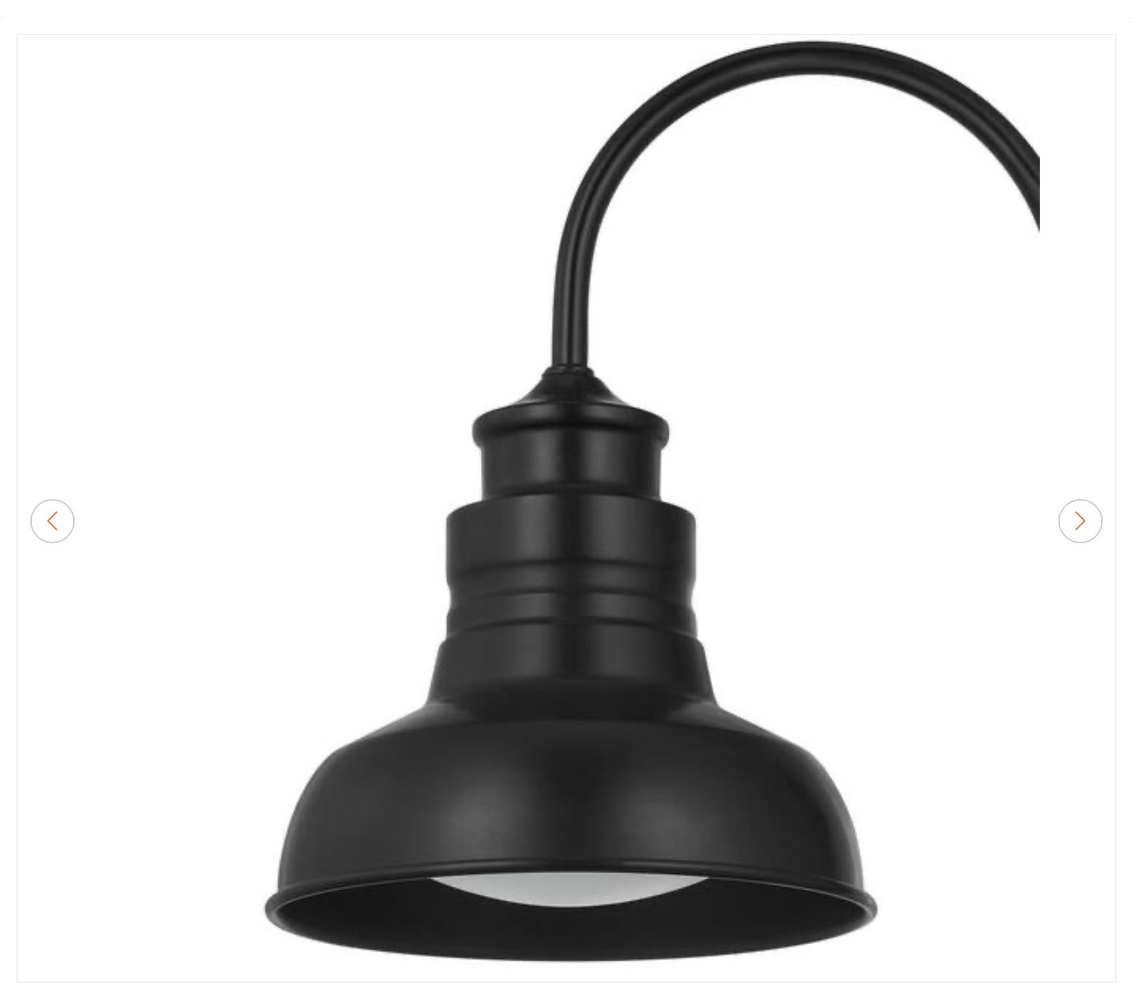 Hampton Bay Elmcroft Matte Black Farmhouse Table Lamp - photo 4